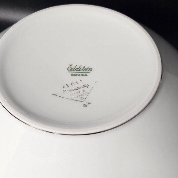 Edelstein Normandy Open Serving Bowl & Covered Bowl Made in Germany 10" - Picture 7 of 16